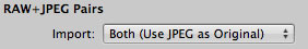 Jpeg as original
