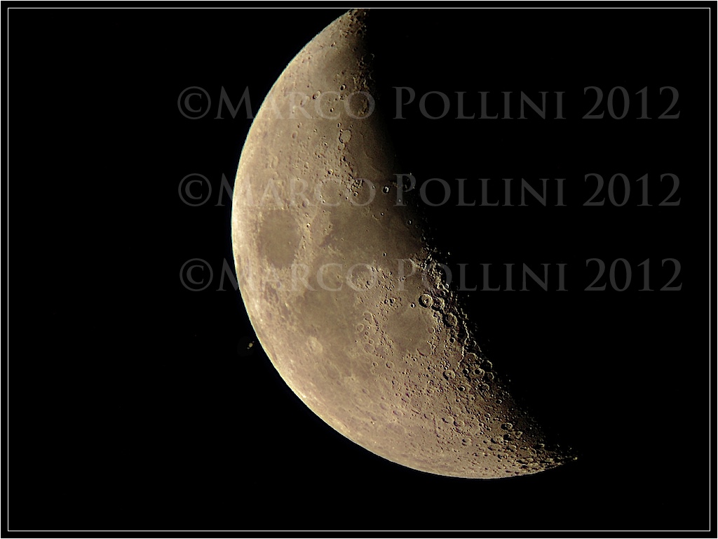 Moon vs Saturn ©Marco Pollini 2012-2014