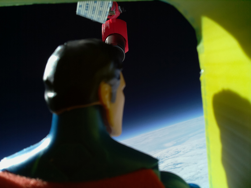 superman in space