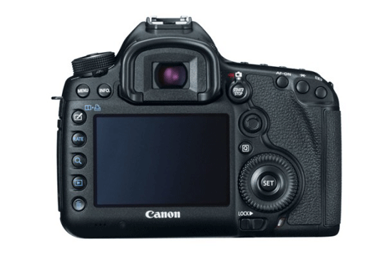 Canon eos5dmrkIII back