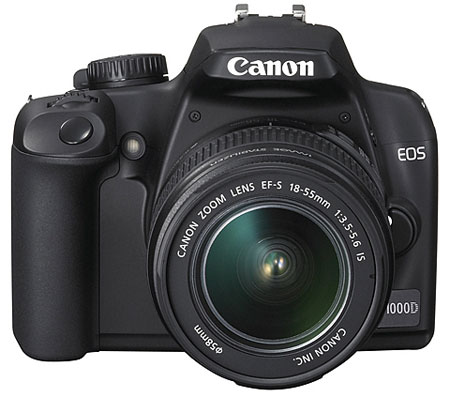 Canon Eos 1000d front