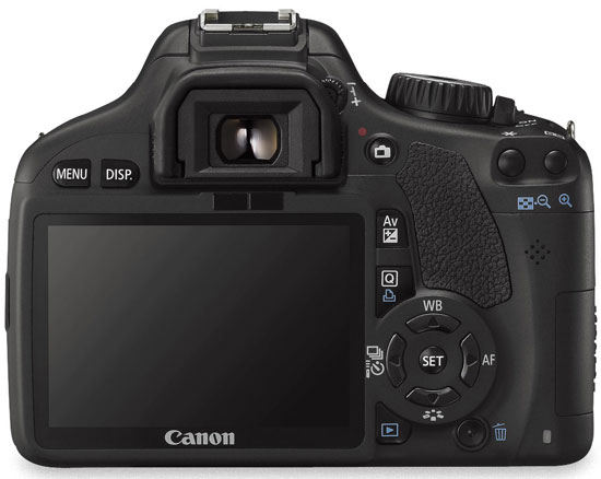 Canon EOS 550d back