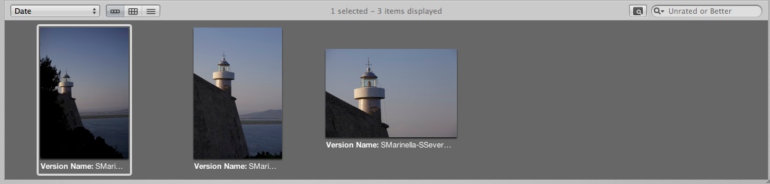 Browser di Aperture 3