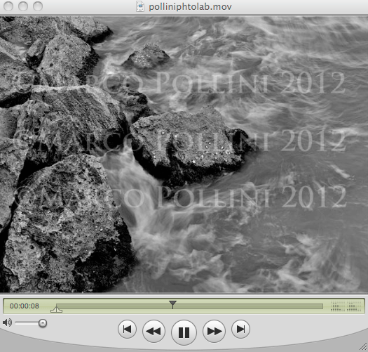 Il filmato creato con iPhoto