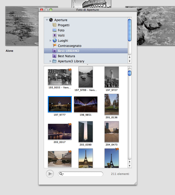 Libreria di Aperture su iPhoto
