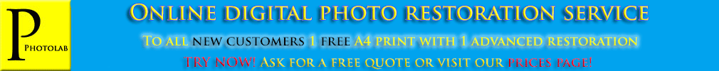 Photo restoration service online