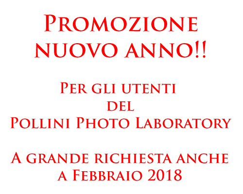 Promozione Nuovo Anno Pollini Photo Laboratory