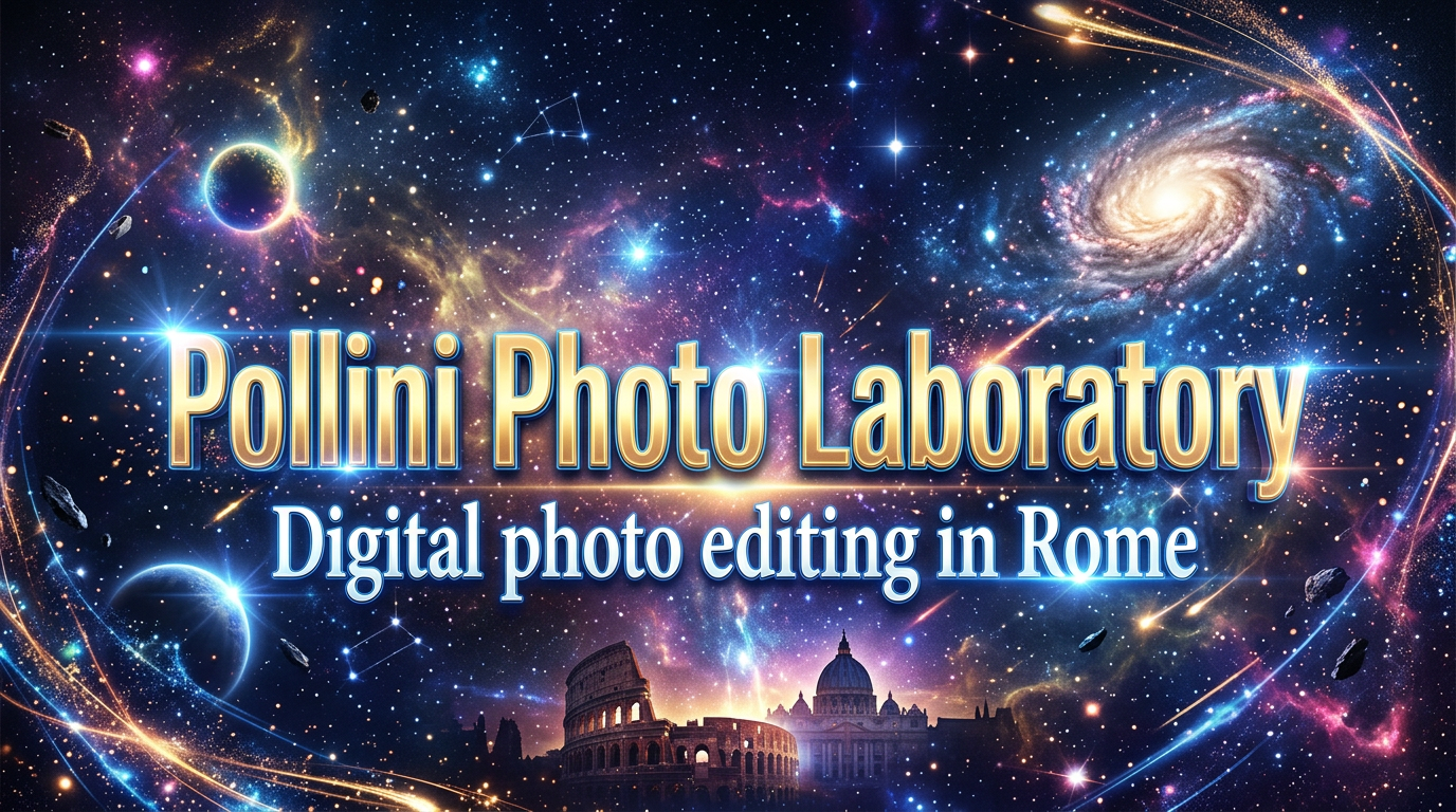 Digital photo editing in Rome